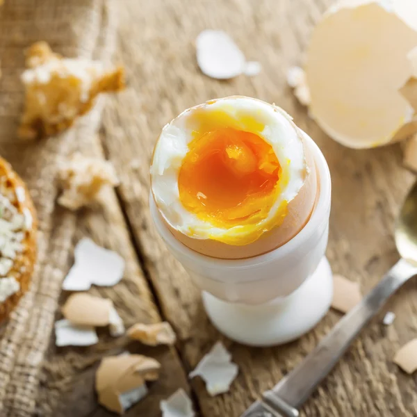 Uovo sodo per colazione — Foto Stock