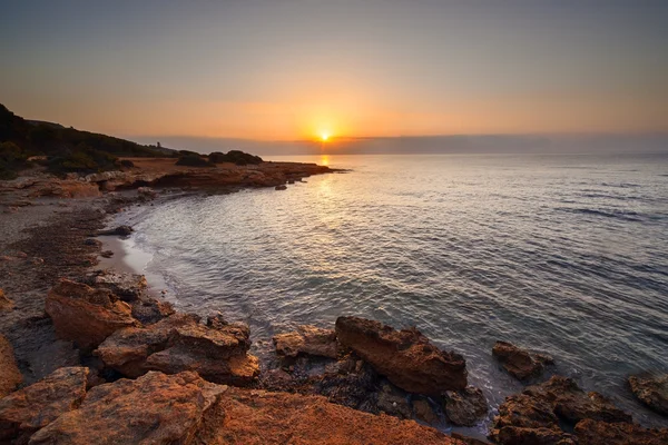 yukarıda deniz günbatımı