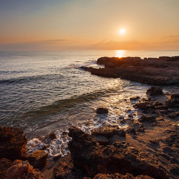 yukarıda deniz günbatımı