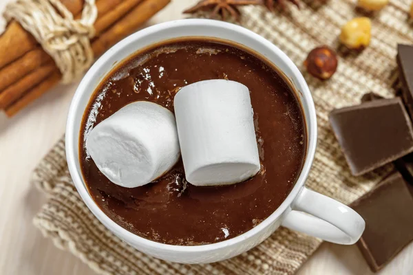 Tasse de chocolat chaud — Photo