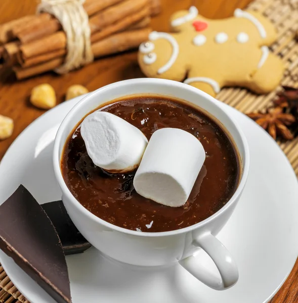 Tasse de chocolat chaud — Photo