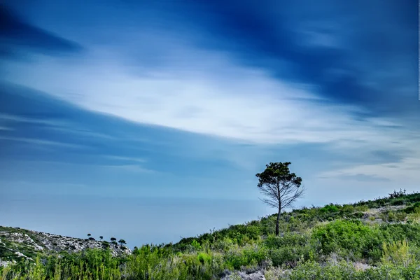 Bewölkte Landschaft — Stockfoto