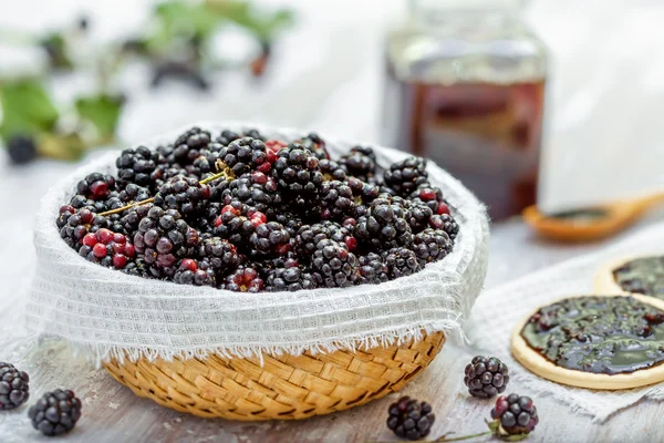 Blackberry jam — Stock Photo, Image