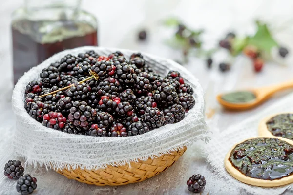 Blackberry jam — Stock Photo, Image