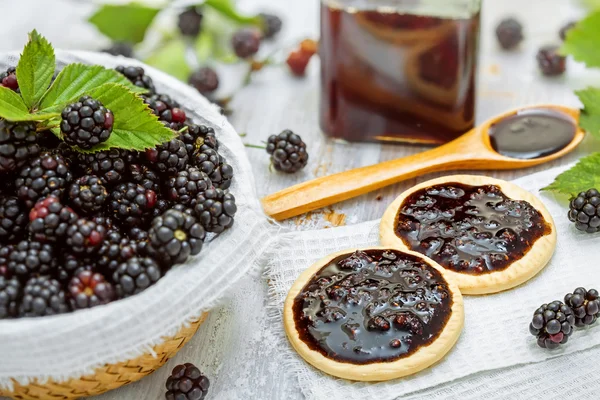 Blackberry jam — Stock Photo, Image