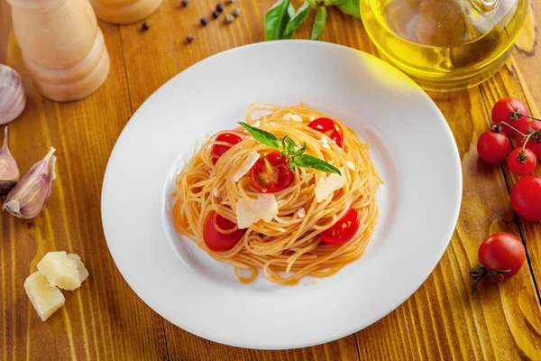 Paste italiene, Spaghete — Fotografie, imagine de stoc