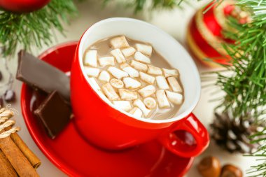 Sıcak çikolata, kış içecek