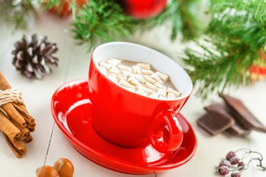 Sıcak çikolata, kış içecek