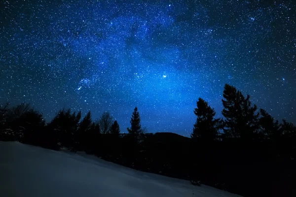 Céu cheio de estrelas — Fotografia de Stock