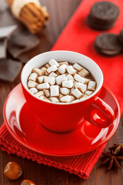 Hot chocolate, winter drink — Stock Photo, Image