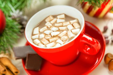 Sıcak çikolata, kış içecek