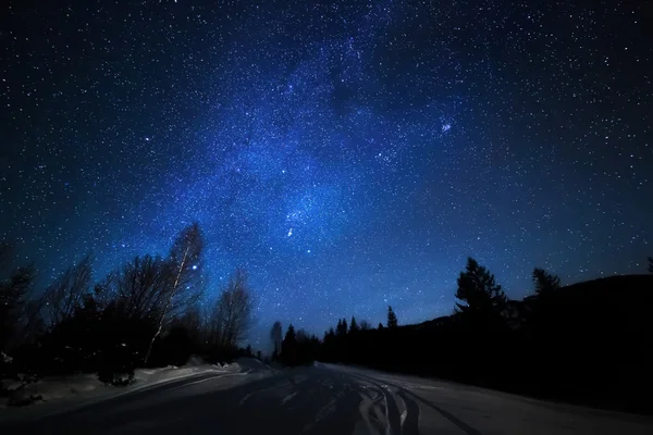 Céu cheio de estrelas — Fotografia de Stock