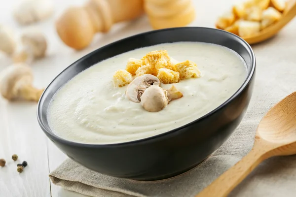 クリーム スープのボウル — ストック写真