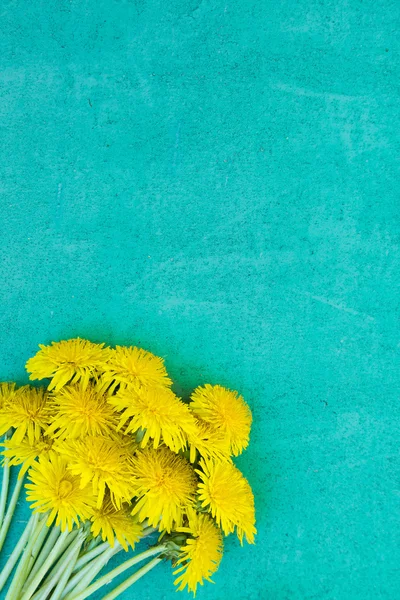 여름 노란색과 파란색 배경 — 스톡 사진