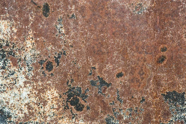 Paslı splodgy demir kahverengi lekeler ile arka plan — Stok fotoğraf