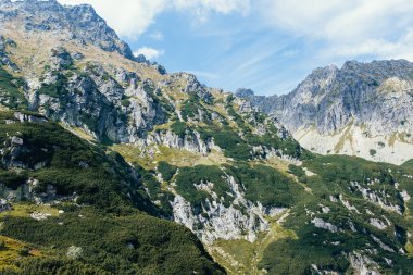 Dağlar, beş göller, Polonya, Zakopane Vadisi