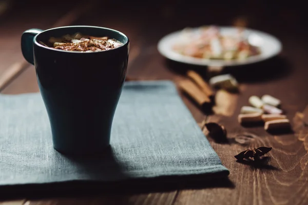 Taza de café para el desayuno, espacio para copiar — Foto de Stock