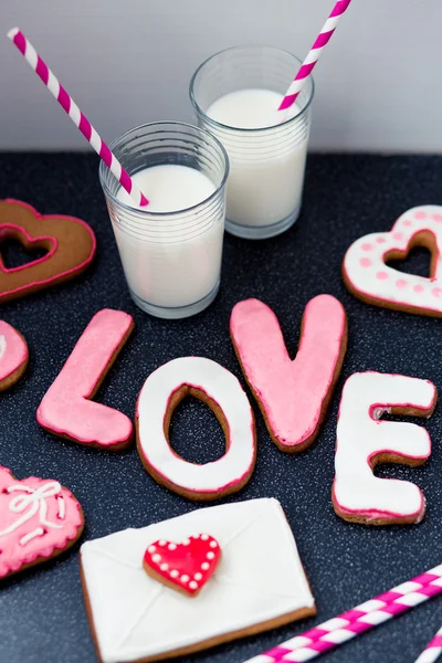 Valentin-nap sütés háttér — Stock Fotó