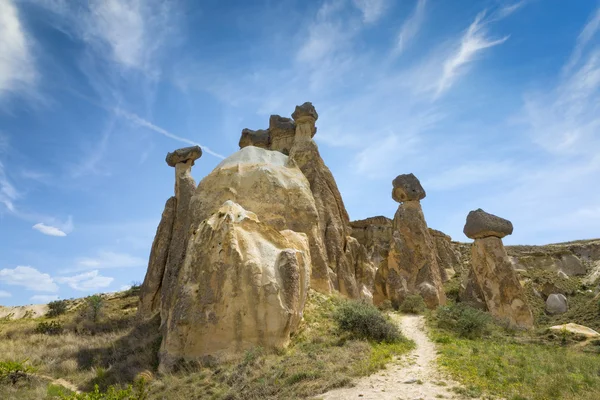 Gomba sziklák Cappadocia — Stock Fotó