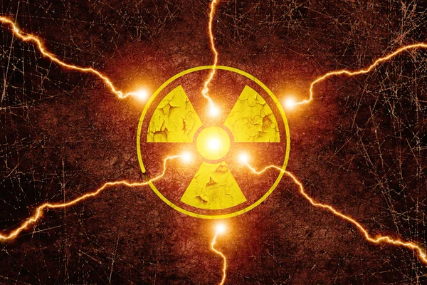 Radyasyon işareti — Stok fotoğraf