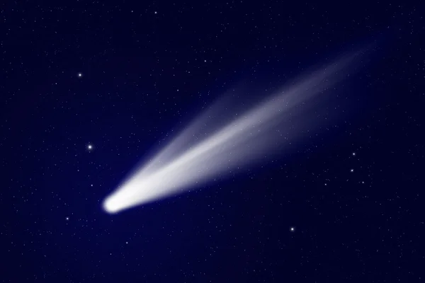 Cometa nello spazio — Foto Stock