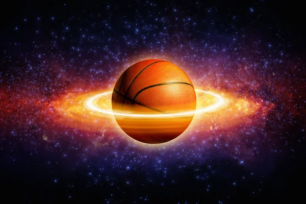惑星のバスケット ボール — ストック写真