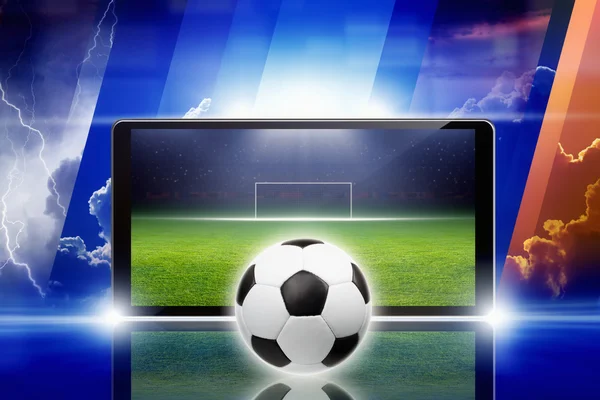 Soccer online — Stock Photo, Image