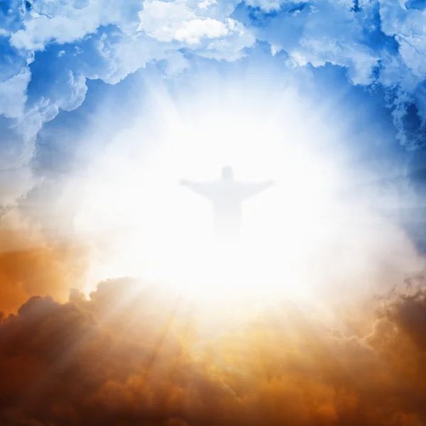 Иисус Христос на небесах — стоковое фото