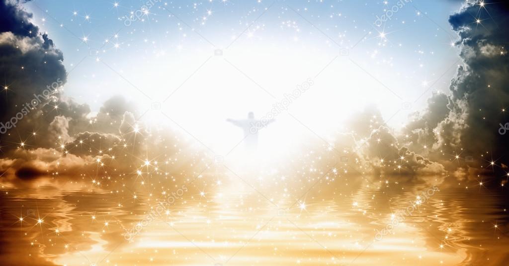 Jesus Christ in heaven — Stock Photo © I_g0rZh 65008487