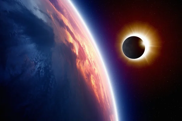 太陽日食 — ストック写真