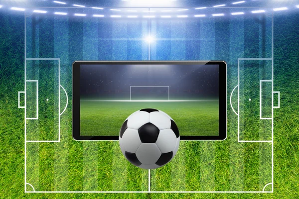 Abstract soccer background — Stock Photo, Image