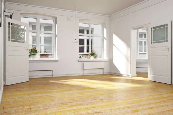 Traditional empty interior of an apartment or home — Stock Photo, Image