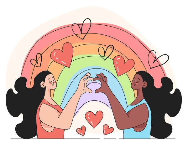 Lgbt Banner Poster Freiheit Liebe Symbol Vektor Illustration — Stockvektor