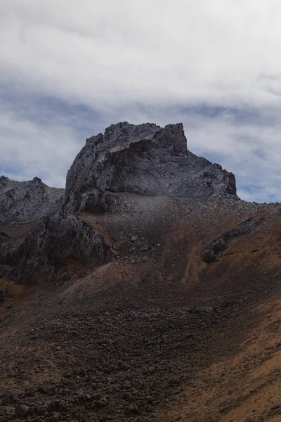 Gros Plan Des Volcans Iztaccihuatl Popocatepetl Mexique — Photo
