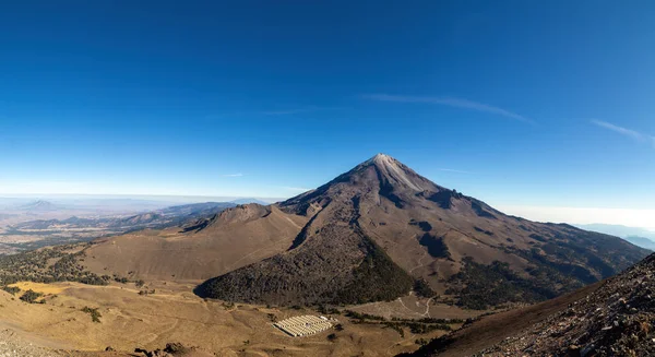 Una Hermosa Toma Del Volcán Pico Orizaba México Relieve Montaña — Foto de Stock