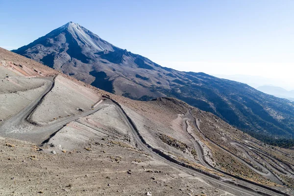 Una Hermosa Toma Del Volcán Pico Orizaba México Relieve Montaña — Foto de Stock