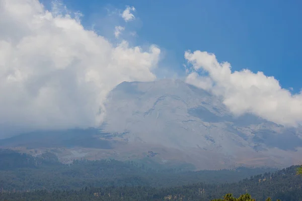 Vista Hipnotizante Vulcão Popocatepetl México — Fotografia de Stock