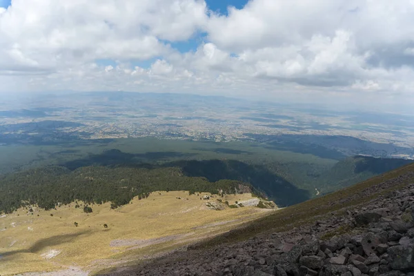 Γραφική Θέα Του Βραχώδους Εδάφους Του Ηφαιστείου Malinche Στο Μεξικό — Φωτογραφία Αρχείου