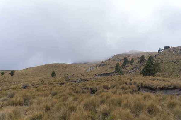 通往墨西哥Iztaccihuatl火山山顶的远足小径 — 图库照片