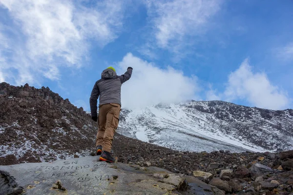 Pěší Turistika Pico Orizaba Mexiku — Stock fotografie