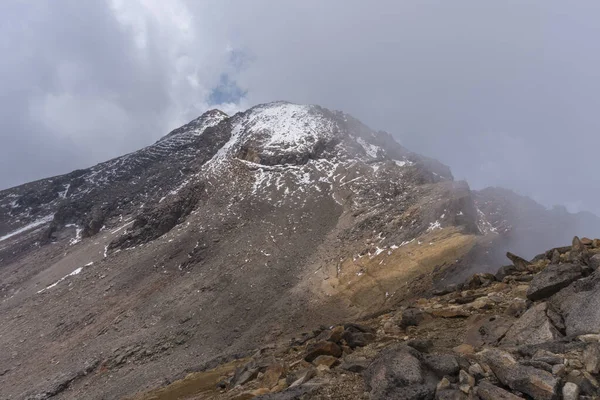 Vista Fascinante Del Volcán Iztaccihuatl México — Foto de Stock