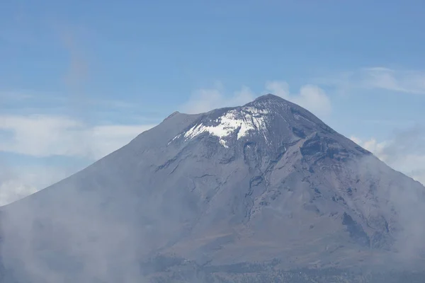 Meksika Daki Popocatepetl Yanardağının Büyüleyici Manzarası — Stok fotoğraf