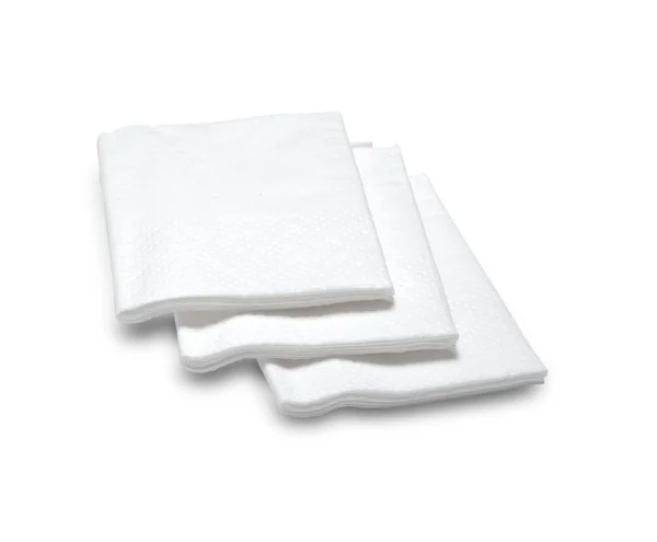 Білі паперових серветок — стокове фото