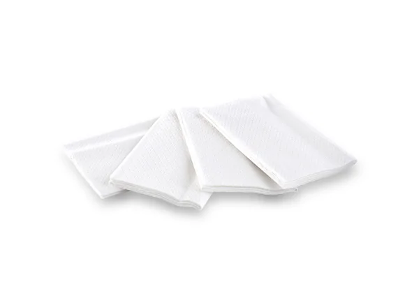 Guardanapos de papel branco — Fotografia de Stock
