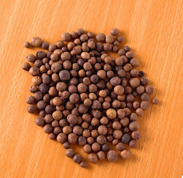 black pepper in bulk on a table