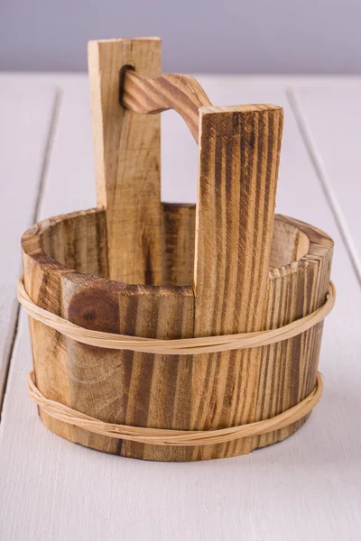 Lavabo en bois pour les mains — Photo