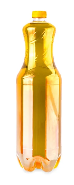 白い背景に油が分離されたボトル — ストック写真