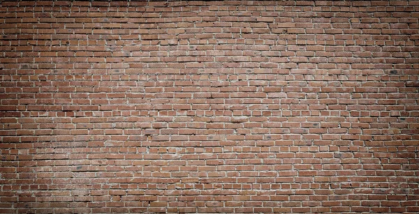 古いヴィンテージレンガの壁の背景。選択的焦点 — ストック写真