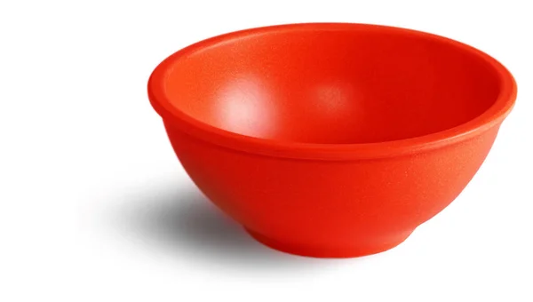 Clay saucer for products on a white background — Stock Photo, Image