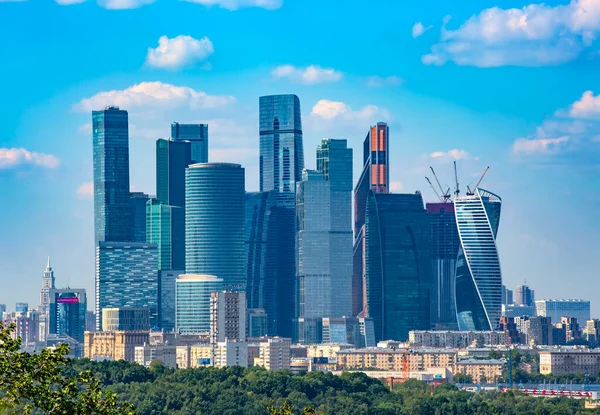 Skyscrapers of the Moscow City International Business Center — Stock Photo, Image